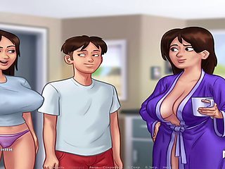 Animated manga scene featuring a focus on the backside