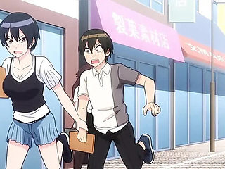 Uncensored Harem College Threesome with Hot Anime Girls