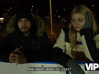Vip4k. Funky Town got caught at a public skating rink and got nailed