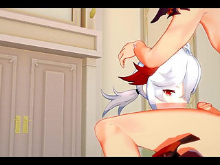 Genshin Impact Hentai - Tartaglia and Kazuha Hardsex - Japanese Asian Manga Anime Film Game Porn