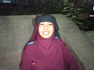 Muslim unusual grill with sister-in-law Full face full with brother-in-law