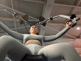 Masturbate in the Gym so Hard