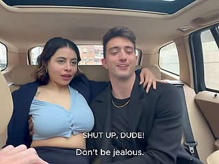 Unexpected Threesome While Working at Uber