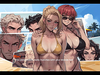 My New Girlfriend Taboo Hentai Game Ep.25 Tiny Bikini for Huge Step Sis Ass!