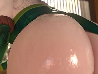 Megaera Hot White Big-booty Babe Riding Massive Monster Cock in Intense Hardcore Sex with Tight Pussy and Cum-soaked Finish