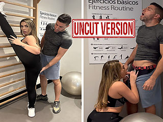 Uncut - Lucky Gym Personal Trainer Gets to Fuck Mimi Boliviana Hard - Behind the Scene