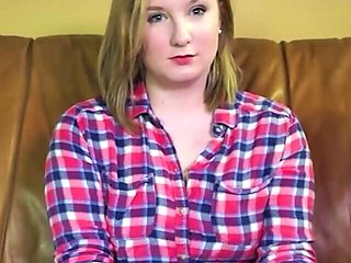 Chubby blonde babe is willing to get the creampie