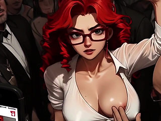 Cockhungry College Girls Get Gangbanged in a Mosh Pit