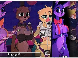 Car Toon In Five Nights At Fuzzboobs: Definitive Edition Porn Game - 1st Full Night Game Play