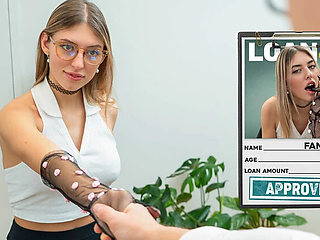 Hot Blonde Office Interview Turns Wild - Fanta Sie Gets Stretched Hard by Boss Stanley Johnson