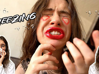 Cute Camgirl Intense Wet Sneezes POV in Your Face