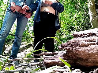 Is This Your First Time Cumming in Nature Don't Worry, Mother-in-law Will Succeed!