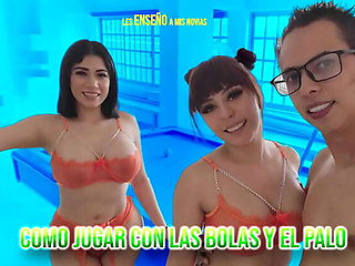 Mia Marin Joins Giselle Montes and Yamileth Ramirez for a Steamy Pool Trio featuring Creampie and Multiple Orgasms