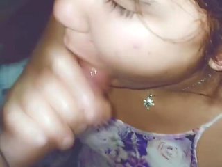 Deep-throating on Snapchat