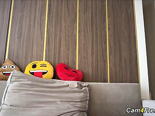 Big Tits Blonde Fucks Her Pussy with Intense Passion