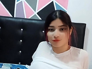 Student Girl with Her Stepbrother After Video Call