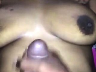 Indian Amateur with Big Natural Tits and Cumshot