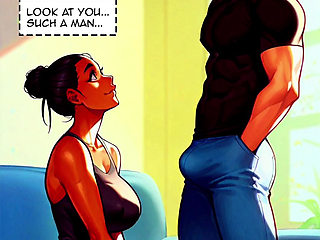 Helpful Julia - Relieving the stress (AI Adult Comic - Blowjob)