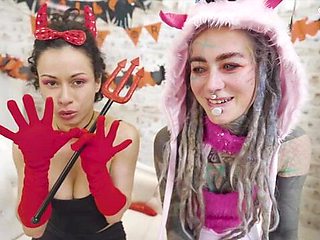 Passionate Anuskatzz and Morea's oral movie