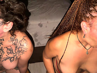 Extreme Sex Foursome with Two Spanish Guys and Two Latina Hookers!