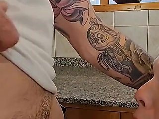 Punishment for My Servant Stepmom for Coming, Made up and Without Thong, to Clean My House.