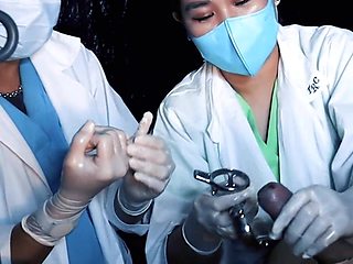 Dominafire Sadistic Nurse Sounding Chastity Slave