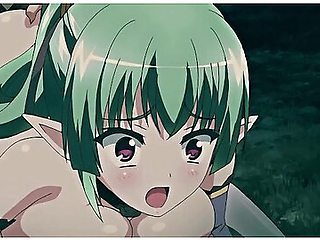Horny Green Haired Bitch Likes To Make A Paizuri With Her Tits - Hentai Anime