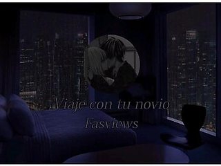 Car Toon In Coges Con Tu Novio En Noche De Viaje - Asmr Audio Roleplay