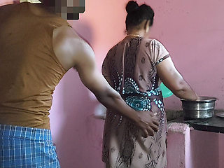 Stepaunty was working in the kitchen when I had sex with her