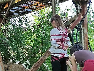 Shibari Princess Goes Outside