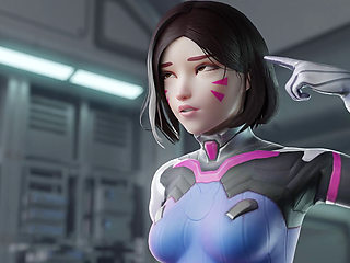D.va - Pop Star Contract BBC 3D Overwatch Porn