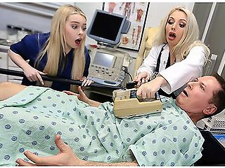 Sexy Doctor And Nurse Haley Spades & Missa Mars Get Free Used By Horny Patient