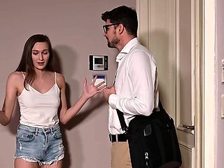 Stacked brunette goes solo toys and masturbation