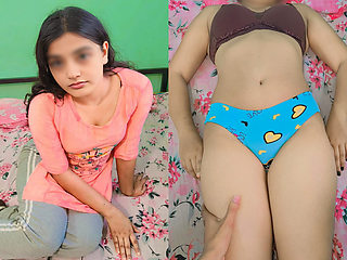 Beautiful Desi Stepsister 18+ Tight Pussy Hindi Audio Sex, Home Alone Stepsister Tight Pussy Fuck By Desi BBC Stepbrother Xxxx