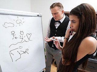 Quick and hot office fuck with a passionate gf Vanessa Alessia