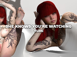 She Knows You're Watching - Yumi - Cgi 3D Hentai Anime