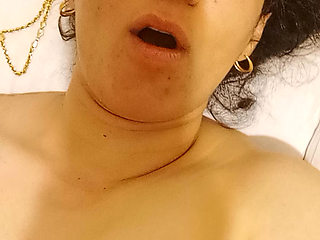 Moaning and orgasm by licking pussy