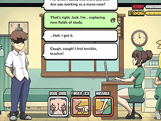 Hentai Game - Problematic Student - LVL 2 Teacher Fucks Students