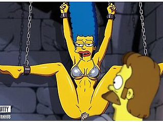 Married Slut Marge Simpson Fucks With Everyone Except Her Cuckold Husband. Compilation Hot Adult Cartoons