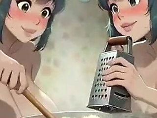 Funny Women Cooking, Ai Animation