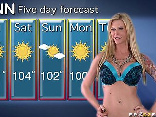 Brazzers Exxtra featuring Brooke Brand's long legs scene