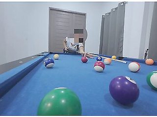Thai Girl Climbed The Pool Table... And Got F*cked Hard!