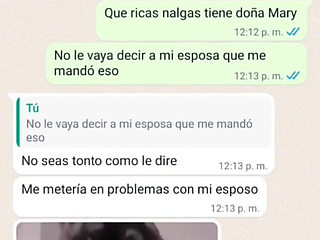 Mrs. Mary Got Very Horny and She Sent Me Photos and I Fucked Her