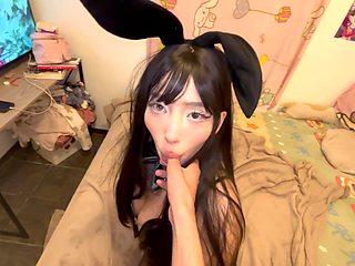 Latina bunny gets her wet pussy pounded after the Halloween party