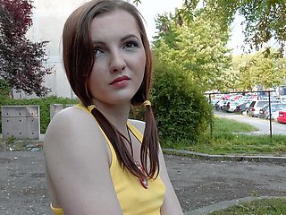 Redheaded Tyna craves a sloppy BJ in doggie while POV cameras capture every steamy moment