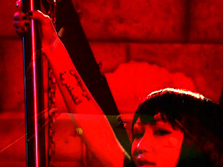 Stunning Asian babe gets anally fucked from her fucker on the table