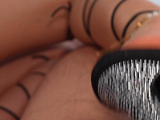 Heeljob X Shoejob From Blonde Business Woman with Long Green Toenails