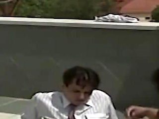 Humiliating threesome pissing orgasm