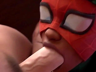 Stepsister Cock Sucker for Cum, Ebony Spider-man Blowjob, Ebony Anal Fuck, Compilation