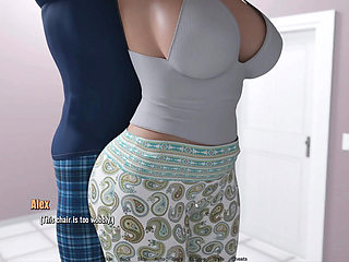 Stepmom Needs Help For Cleaning House Alex Rubbing Her Ass